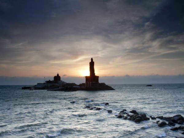 கன்னியாகுமரி கடற்கரை :
