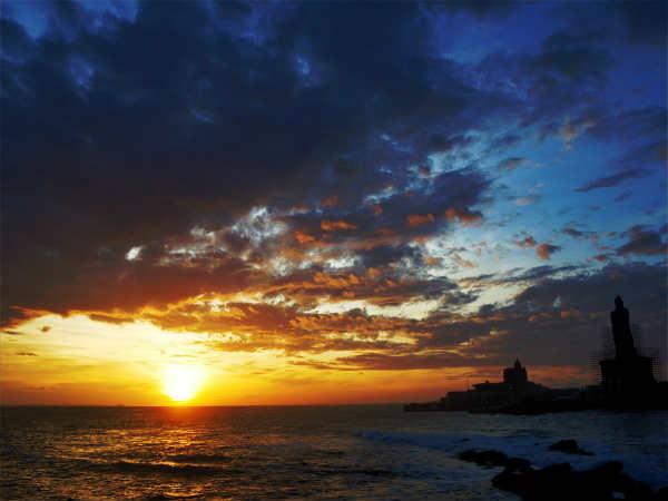கன்னியாகுமரி கடற்கரை :