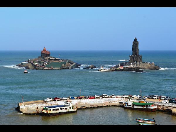 திருவள்ளுவர் சிலை விவேகானந்தர் பாறை