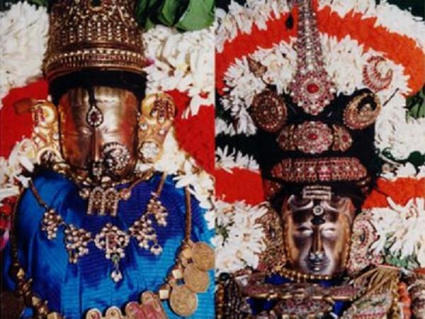 அன்னை காளிகாம்பளுடன் கபாலீசுவரர்