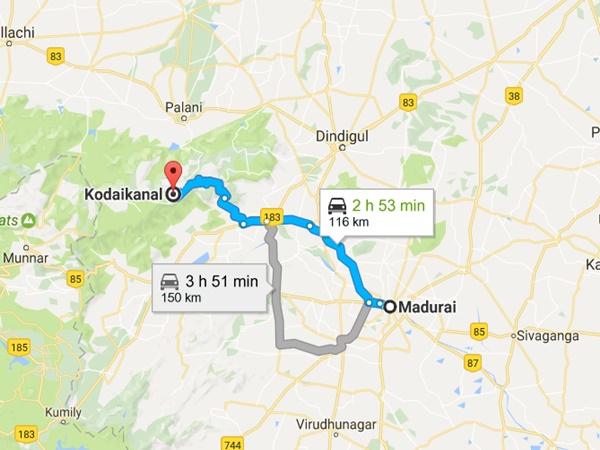 கொடைக்கானல் எப்படி செல்லலாம்?