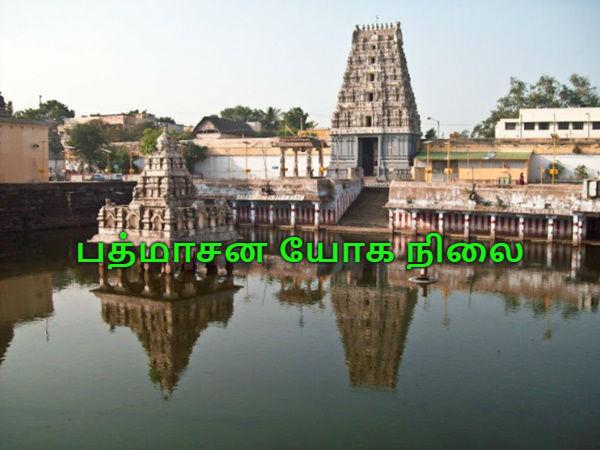 பத்மாசன யோக நிலை