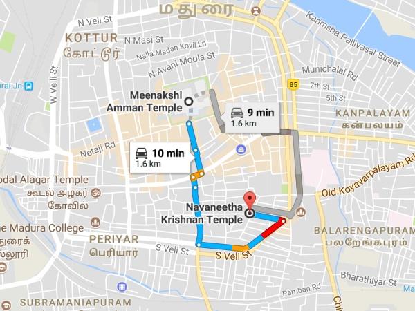 மீனாட்சியம்மன் கோயிலிலிருந்து