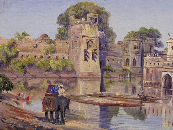 பத்மினி கோட்டையின் பழைய ஓவியம்