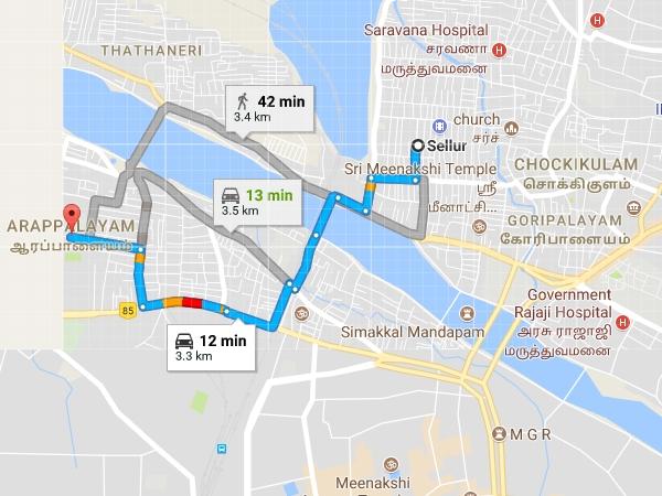 ஆலயத்திற்கு எப்படி செல்லலாம்: