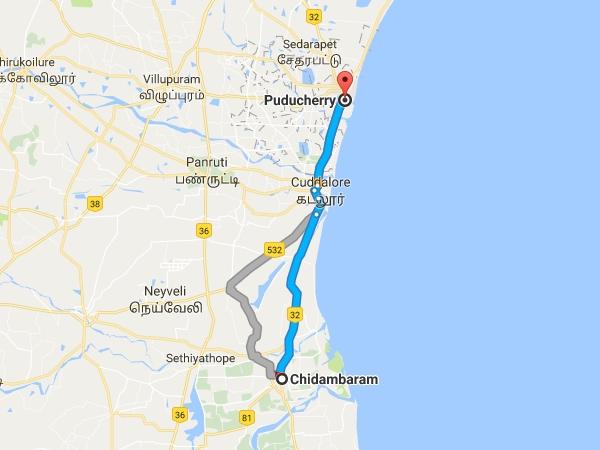 சிதம்பரம் - புதுச்சேரி