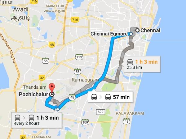 வட திருநள்ளாறு எப்படி செல்லலாம்