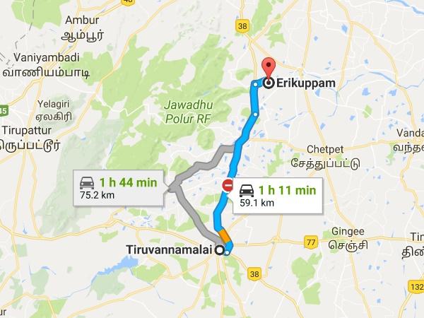 ஏரிக்குப்பம் எப்படி செல்லலாம்