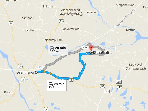 எட்டியத்தளி எப்படி செல்வது