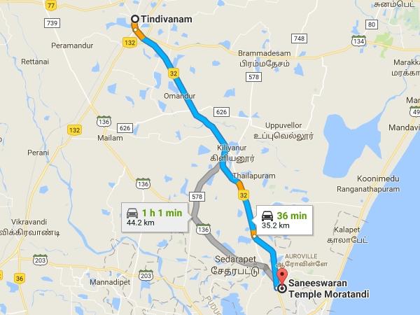 மொரட்டாண்டி செல்வது எப்படி