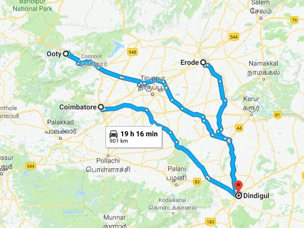 மேற்கு மாவட்டங்களிலிருந்து வருபவர்களுக்கு