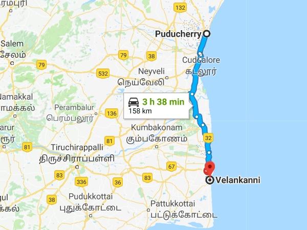பாண்டிச்சேரி - வேளாங்கன்னி