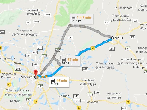 மேலூர் - மதுரை