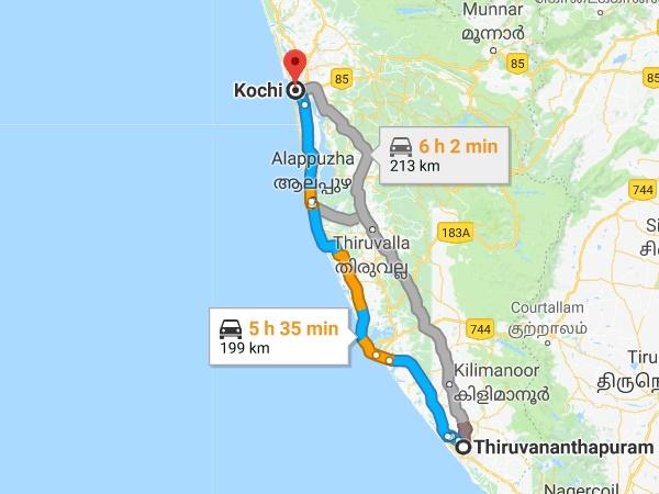 திருவனந்தபுரம் - கொச்சி