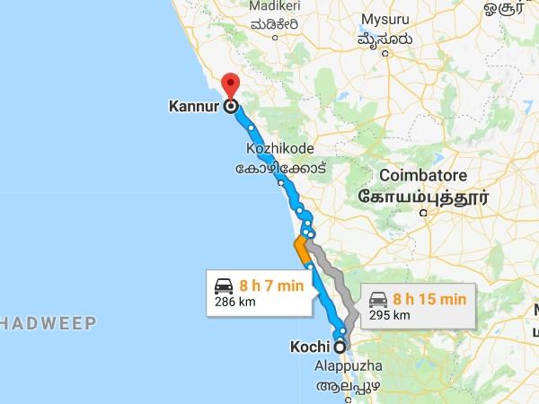 கொச்சி - கண்ணூர்