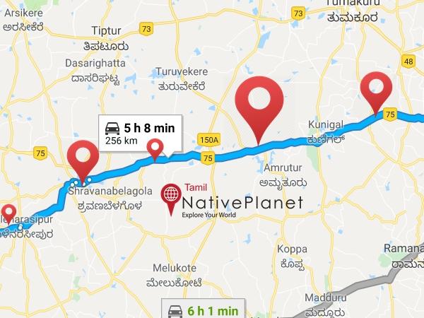 வழியில் இருக்கும் சுற்றுலாத் தளங்கள்