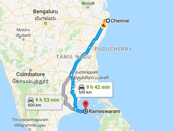 சென்னை - ராமேஸ்வரம்