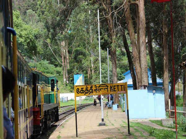 நீலகிரி ரயில் செல்லும் வழித்தடம்