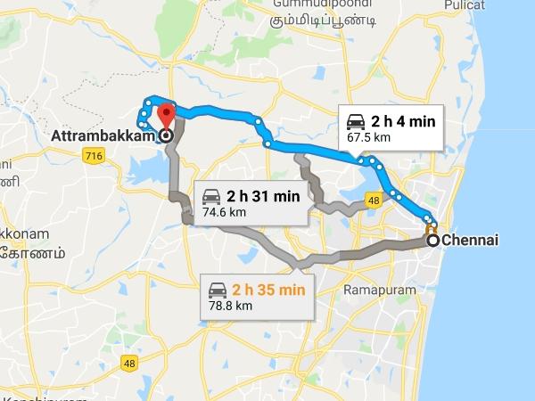 சென்னையிலிருந்து எப்படி செல்வது