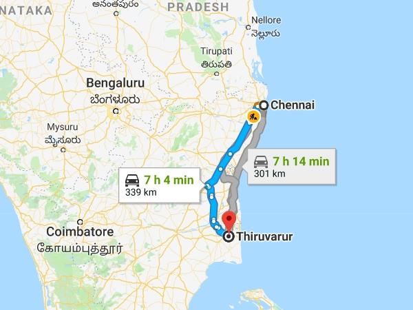 சென்னை- திருவாரூர்