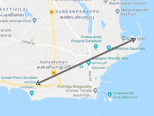 சூரிய உதயம் காணும் இடம்