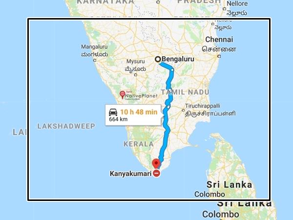 சேலம் மதுரை வழியாக