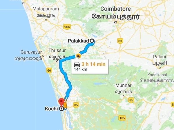 பாலக்காடு - கொச்சி