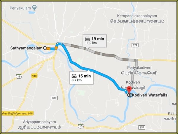 சத்தி- கொடிவேரி