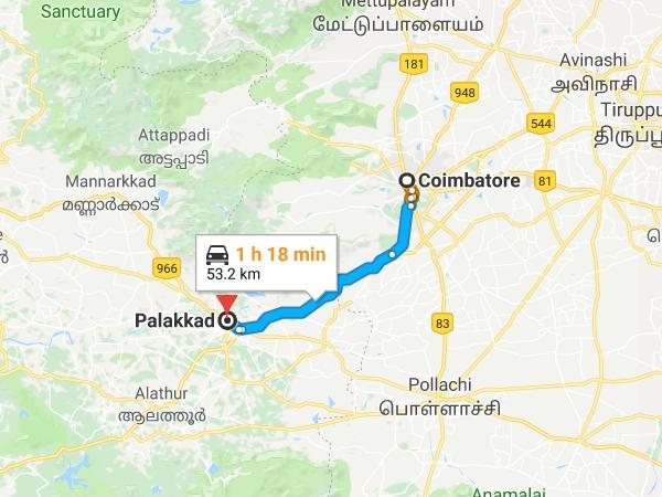 கோயம்புத்தூர் - பாலக்காடு