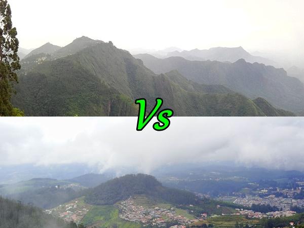ஊட்டி Vs கொடைக்கானல்