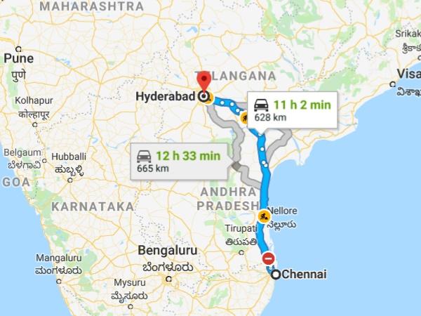 தெலங்கானாவை எப்படி அடைவது?