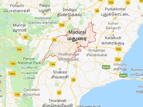 மதுரையும் அதைச் சுற்றியுள்ள பகுதிகளும்