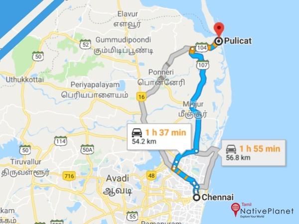 பழவேற்காடு | எப்படி செல்வது