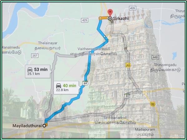 மயிலாடுதுறை - சீர்காழி