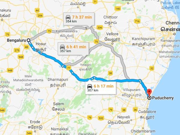 பெங்களூர் - பாண்டிச்சேரி