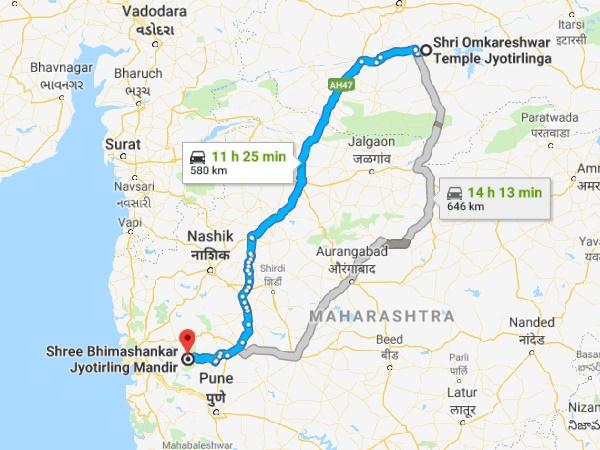 ஓங்காரேஸ்வரர் கோயில் - பீமாஷங்கர் கோயில்