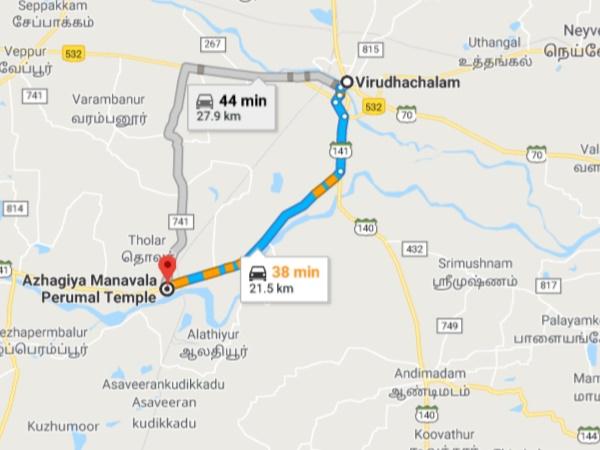 உறையூர் செல்ல வழிகாட்டி