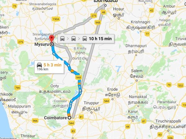 மைசூரு - கோயம்புத்தூர்